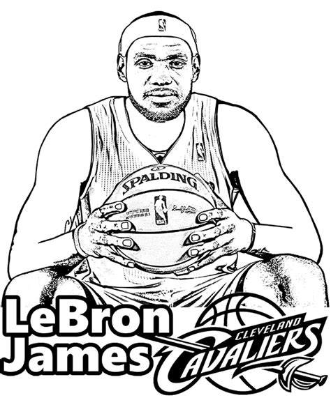 Free Printable Lebron James Coloring Pages